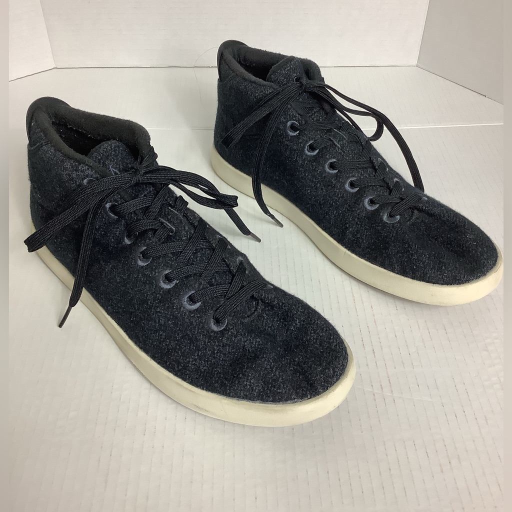 Allbirds Men's Wool Piper Mids Wpm Caual Shoes Sneakers Dark Gray Black Size 13